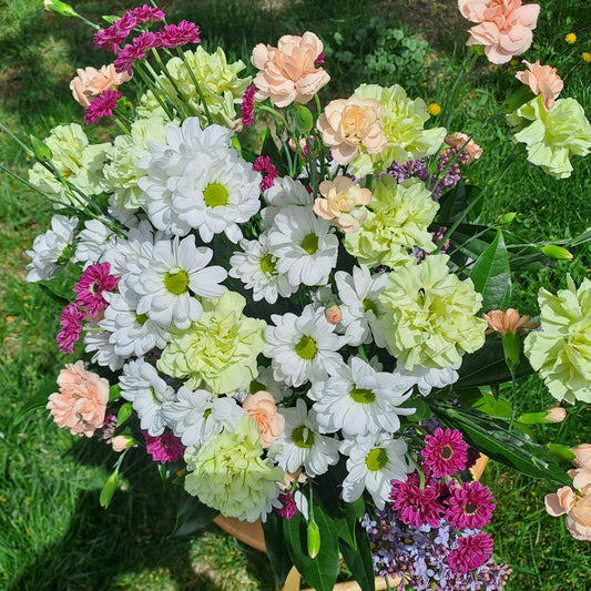 Bright floral arrangement