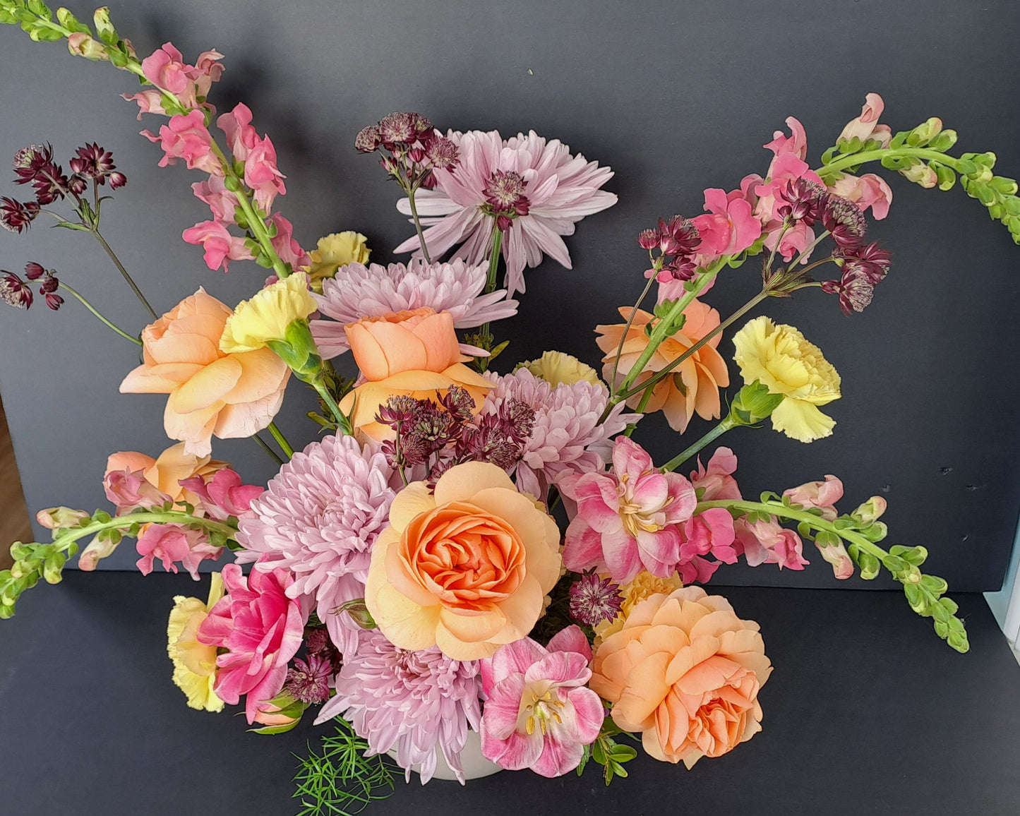 Peach Rose Arrangement